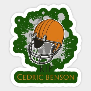 cedric benson ripped t-shirt Sticker